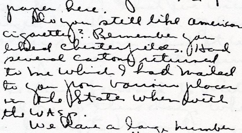 Cursive handwriting